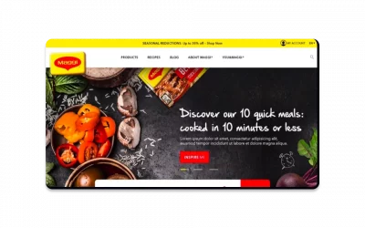 Maggi – Refonte du site e-commerce européen