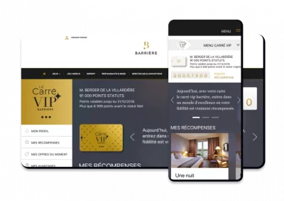 Barrière – Compte client