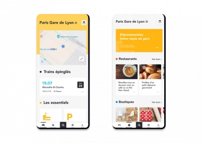 Gares & Connexions – Refonte app mobile