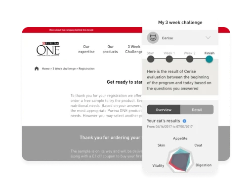 Purina One Cat Site européen